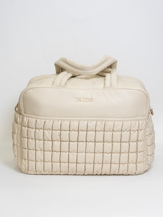 Borsa 48 ore L Beige Eco Pelle