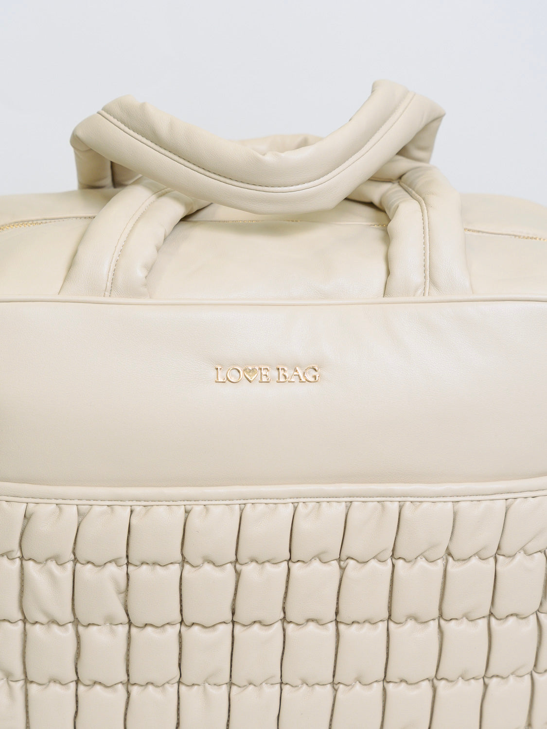 Borsa 48 ore L Beige Eco Pelle