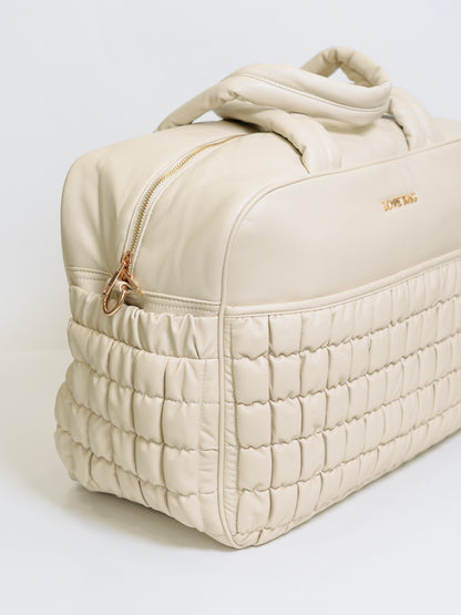 Borsa 48 ore L Beige Eco Pelle