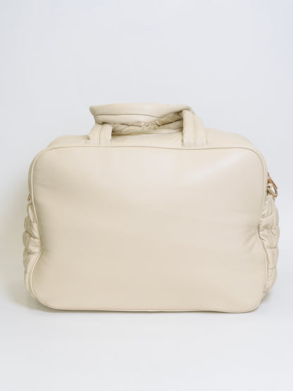 Borsa 48 ore L Beige Eco Pelle